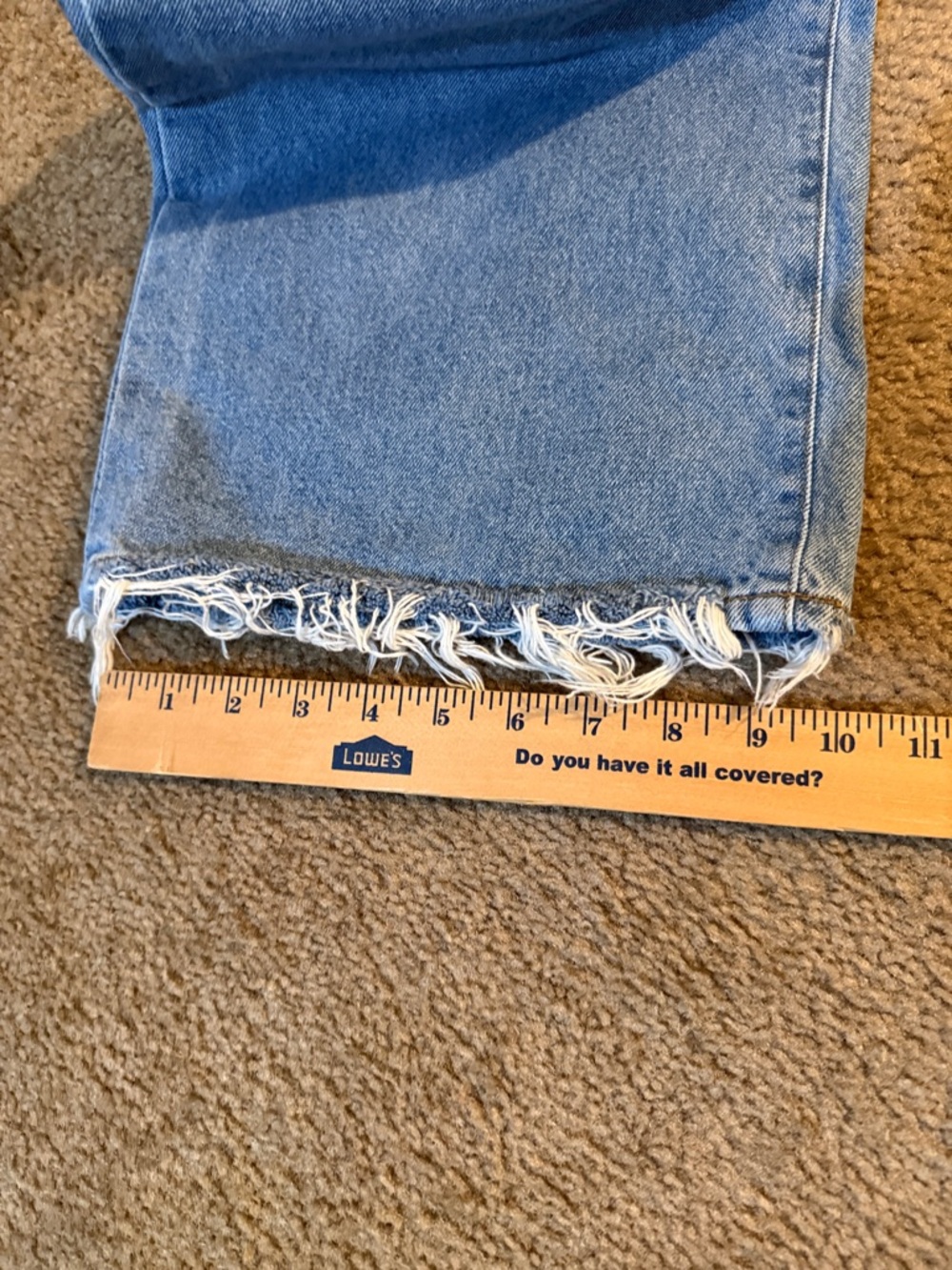 Citizens Of Humanity ANNINA jeans Light Blue with Frayed Hem - Picture 11 of 11